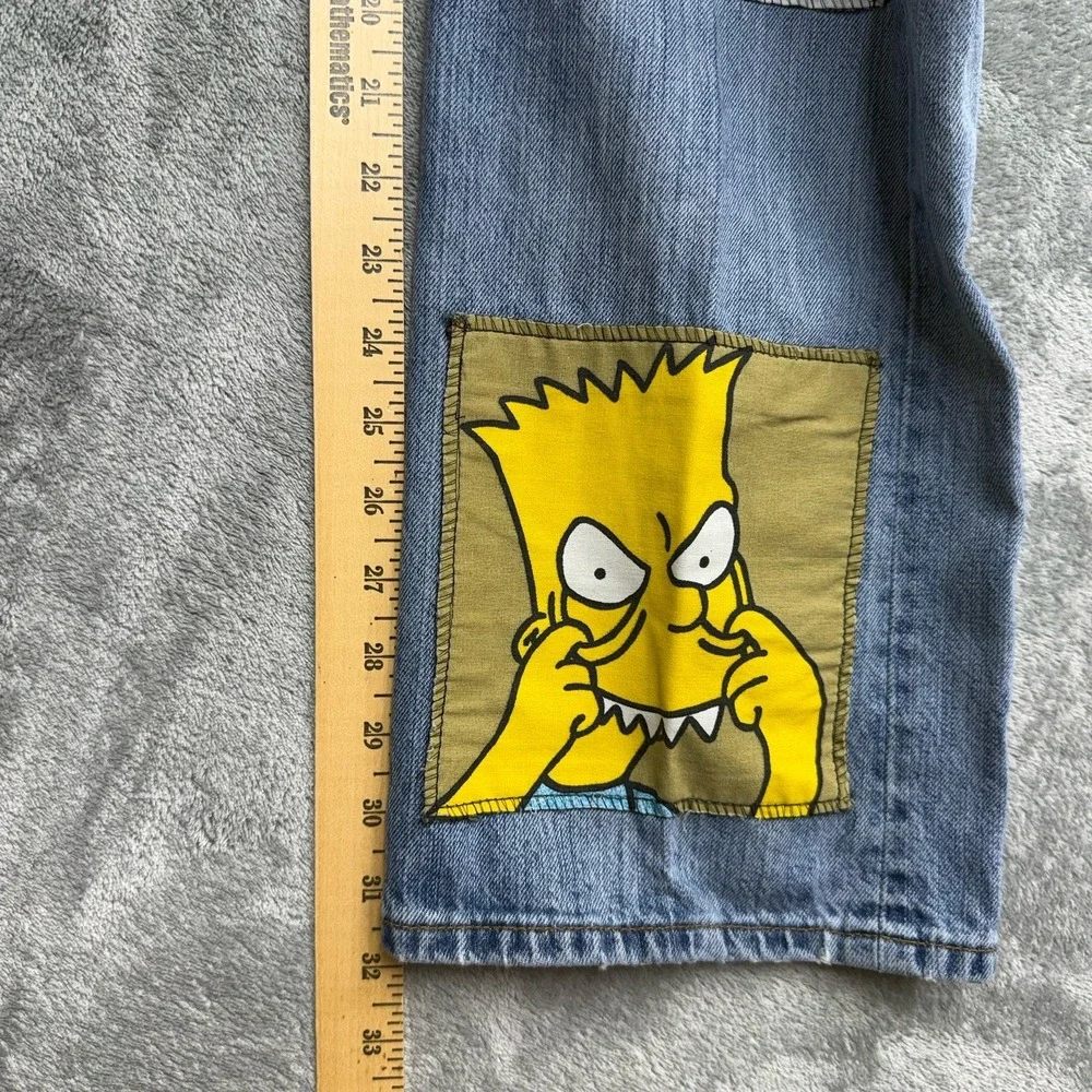 SadSac/Levi's 501 custom simpsons jeans Size 31x32